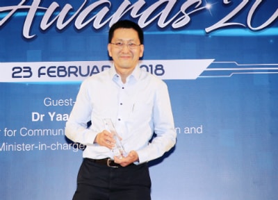 Cybersecurity Awards 2018 winner Dr Lim Woo Lip
